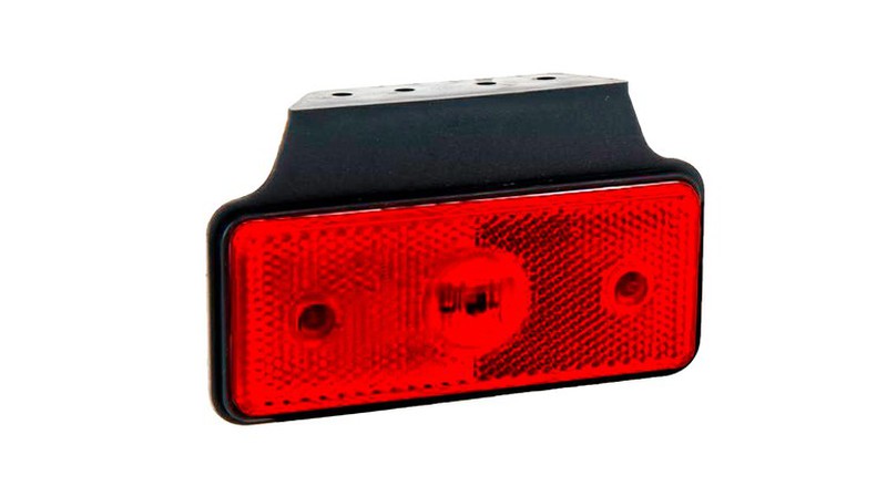 Piloto Trasero Posicion Led Y Catadioptrico Rojo Fristom Md