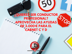 Subsídios de até 3.000 euros para obtenção de cartas de condução das categorias C e D: uma oportunidade crucial para condutores profissionais.