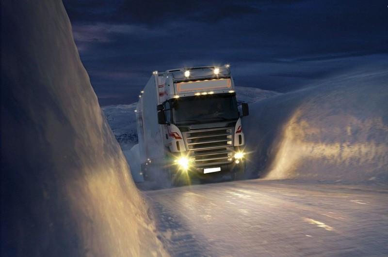 de camión las cadenas textiles para nieve — Recambiosdelcamion