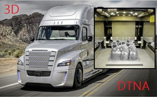 Daimler startet mit Lkw-Teilen und Ersatzteilen in 3D