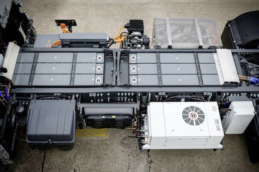 Der neue Elektro-Lkw von Mercedes Benz wird über modulare Batterie-Ersatzteile und -Ersatzteile verfügen
