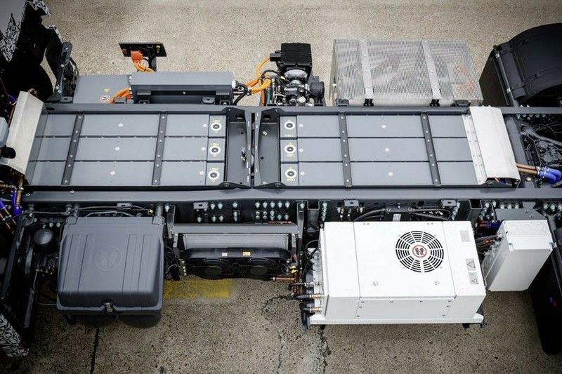 El nuevo camión eléctrico de Mercedes Benz tendrá recambios y repuestos de baterías modulares