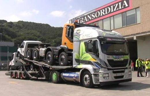 Rabatte auf Ersatzteile und Ersatzteile, um zu feiern, dass ein spanischer Lkw als erster mit Erdgas durch Europa gefahren ist