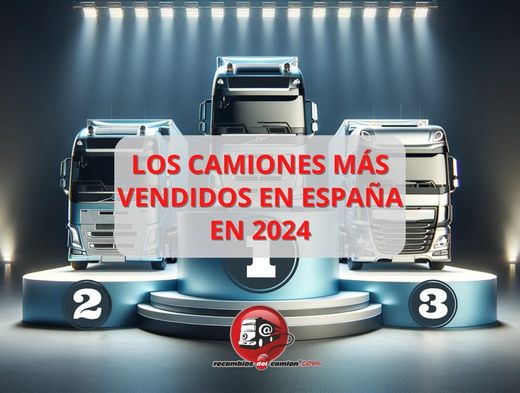 Os caminhões mais vendidos na Espanha em 2024