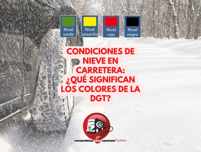 Snow conditions on the road: What do the DGT colors mean?