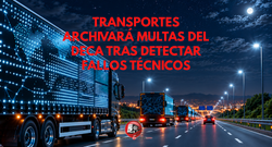 Transportes archivará multas del DeCA tras detectar fallos técnicos