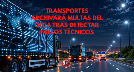 Transportes archivará multas del DeCA tras detectar fallos técnicos