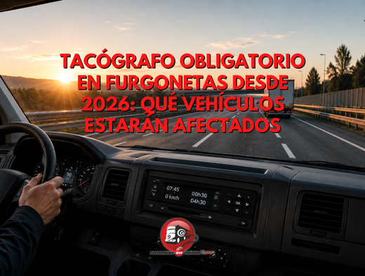 Tacógrafo obligatorio en furgonetas desde 2026: qué vehículos estarán afectados