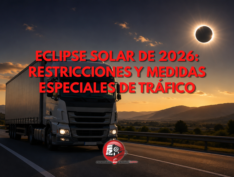 Eclipse solar de 2026: restricciones y medidas especiales de tráfico