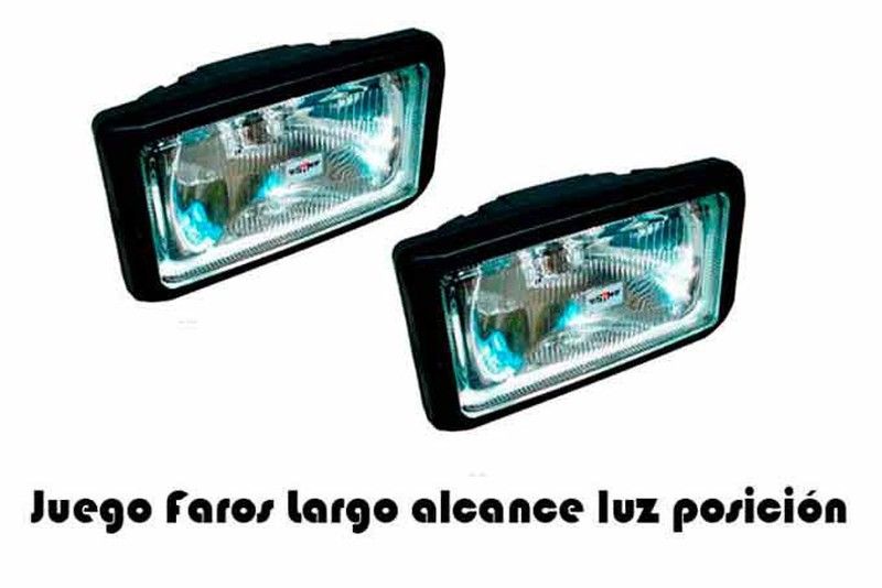 Rebajas en faros rectangulares halógenos