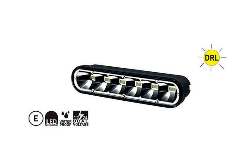 Faro de luz diurna con 6 leds