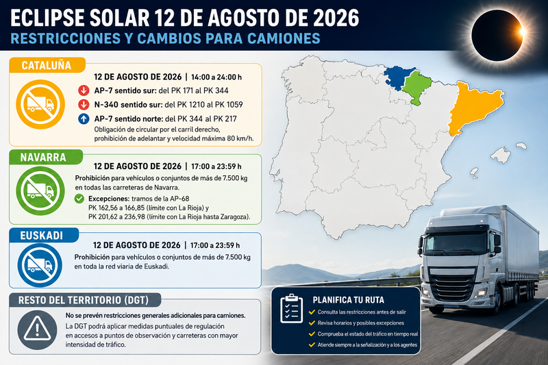 Resumen de las restricciones confirmadas