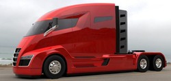 Nikola creates a battery-powered electric truck for professional use with a range of 1,900 kilometers