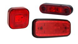 Luce di posizione posteriore a LED rossa