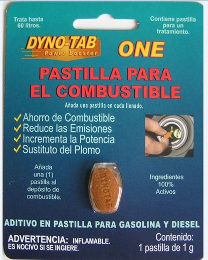 Aditivo gasolina y diesel Dyno-Tab One