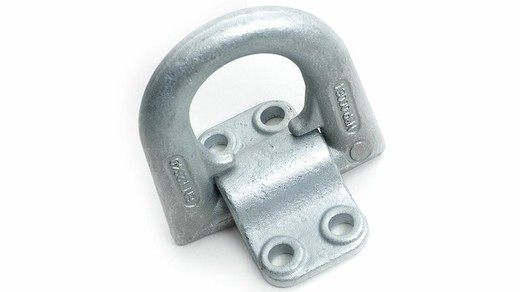 Stowage ring for chassis with screw-on bracket