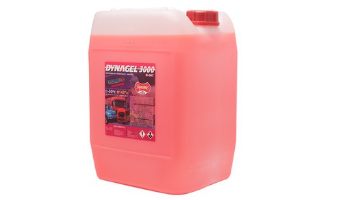 Antifreeze 50% -50ºC +140°C Si-OAT pink Euro 6 Dynamic 20 Liters