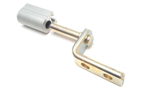 Side plate hinge with aluminum female