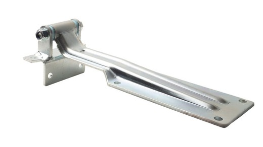 Narrow neck hinge 293 with square bracket to screw into frame