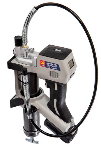 20V battery-powered grease gun pump for 400 gram cartridges.