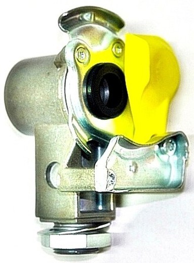 Coupling head with yellow filter