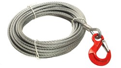 Cable cabestrante eléctrico 25 metros - diámetro 10 mm gancho 2000 Kg