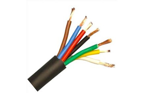 Cable eléctrico remolque manguera flexible 7 hilos