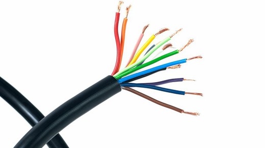Cable eléctrico remolque manguera flexible 13 hilos precio 1 Metro