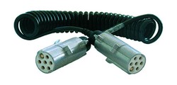 Câble spiralé de 3m à 4,5m en extension maximum pour connexion 24N