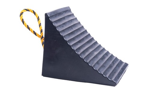 Truck wheel rubber chock