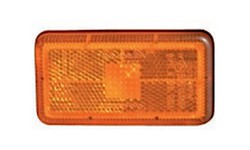 Feu de position ambre avec catadioptre (livré sans ampoule)