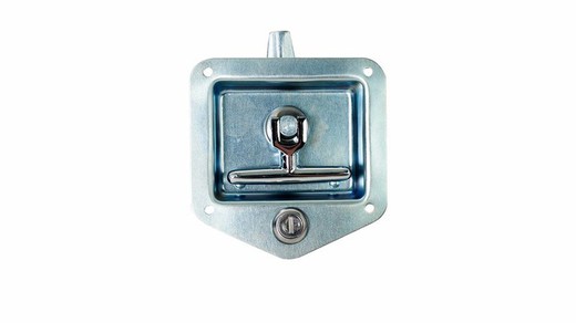 Zinc-plated lock with key for metal drawer