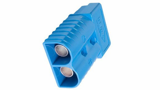 Conector eléctrico azul 350 A Rema carretilla electrica