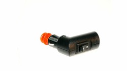 *Adjustable male cigarette lighter connector with switch 12-24V