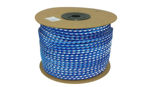 Cuerda elástica toldo camión alta calidad color azul precio por 1 metro lineal