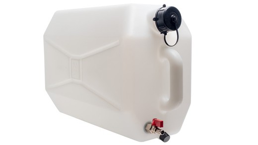 Water tank 20 liters rectangular metal faucet without metal support