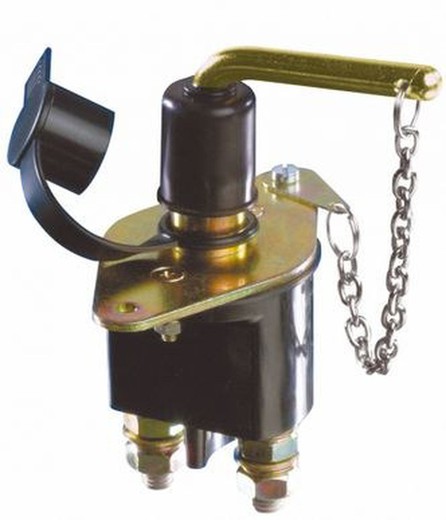 Unipolar disconnector with removable handle