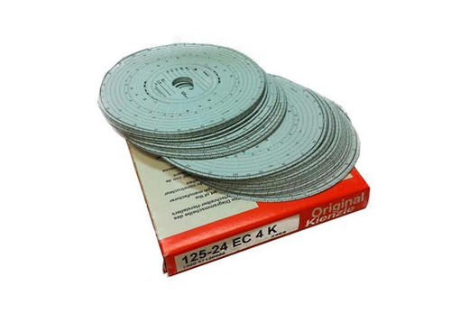 Tachograph discs 125-24 EC4K Original Kienzle-VDO 100 units