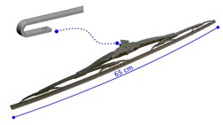 Escobilla limpia parabrisas Camión 650U Bosch Twin