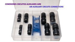 Quick release coupling kit for air auxiliary circuits metric sizes