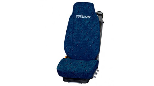 Housse 1 siège camion tissu couleur bleu Cargo Star