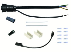 Kit de cableado de 7 vías con conector AMP 1.5 para piloto trasero y manguera plana suplementaria