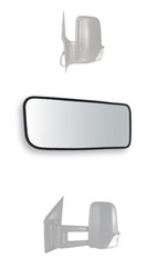 Auxiliary glass moon rearview mirror left (driver's side) Sprinter II/Crafter LT