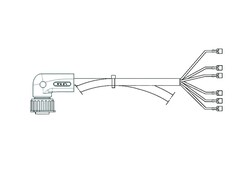Câble plat ADR 2X1.5mm2 pour feu à LED, touret de 200m