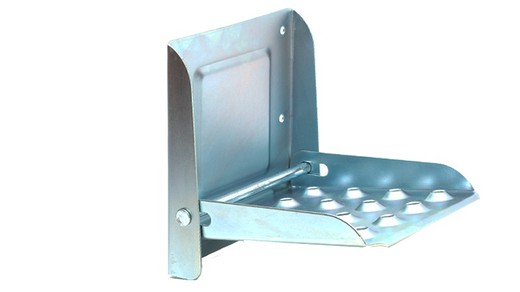 Folding metal step box type