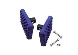 Blue rubber foot loading bar with zipper 1 unit