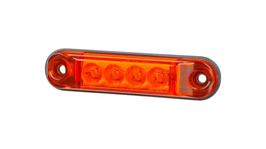 Red rear light 4 leds 12/24V Horpol LD 2329