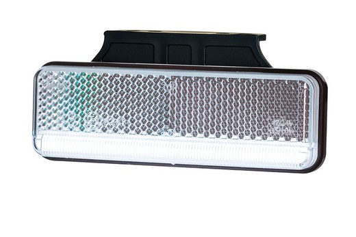 Front position light Led and white reflector with support (optional) LD2519PR