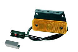 Side light amber beacon support 90º P&R Aspock
