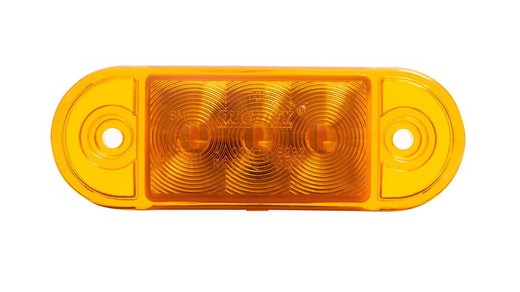 Extra flat side light Led amber 12/24 volts